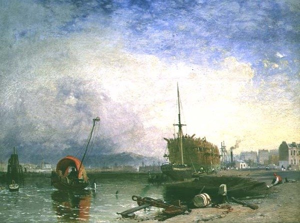 Erindringer om Bristol Harbour af James Baker Pyne