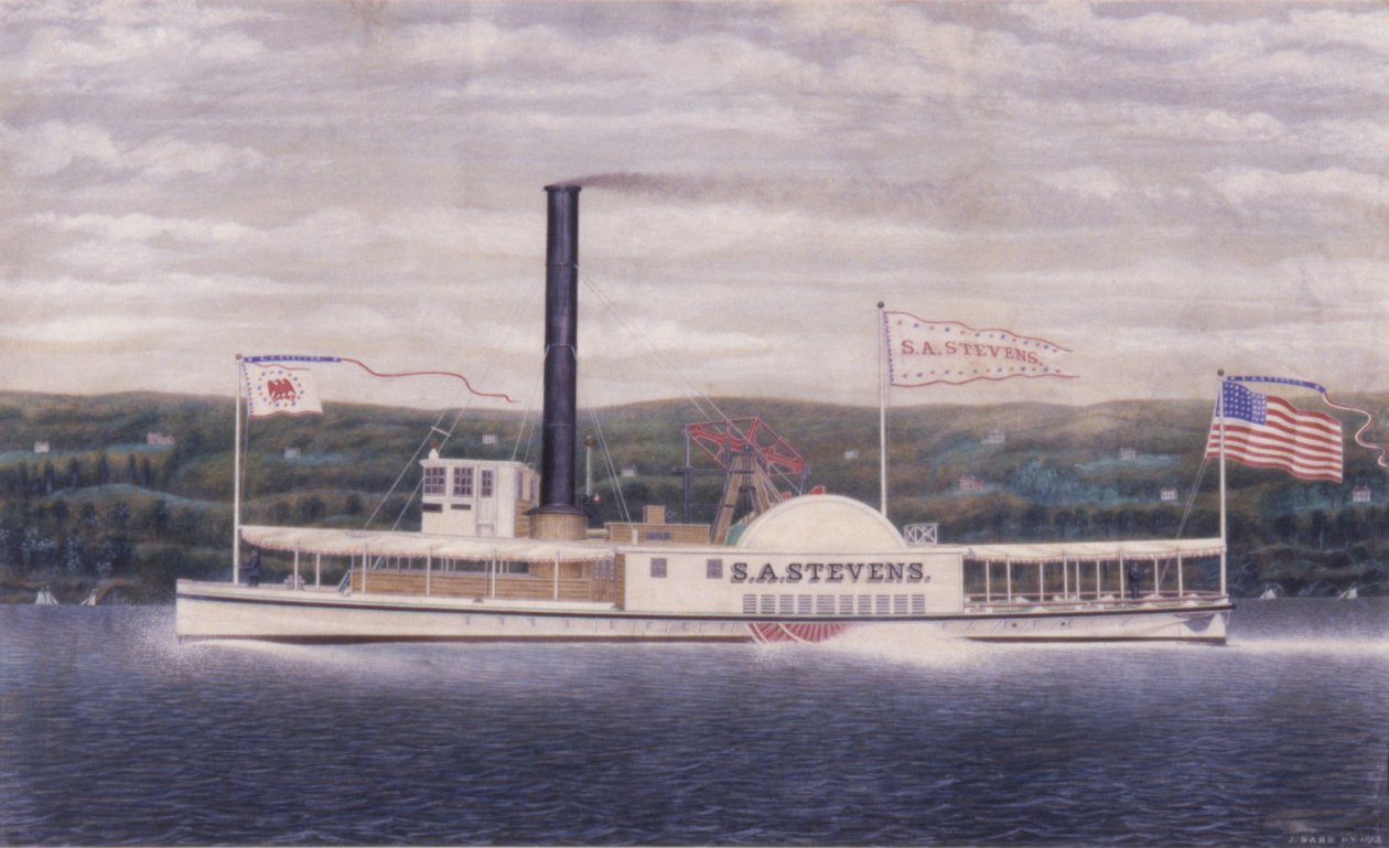 Sarah A. Stevens, 1873. af James Bard