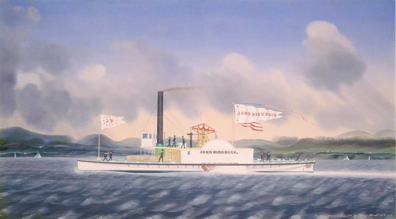 Trækbåd John Birkbeck, 1854. af James Bard