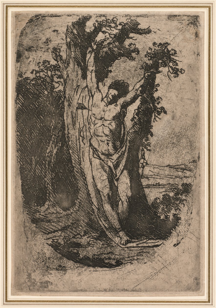 Sankt Sebastian, omkring 1776. af James Barry