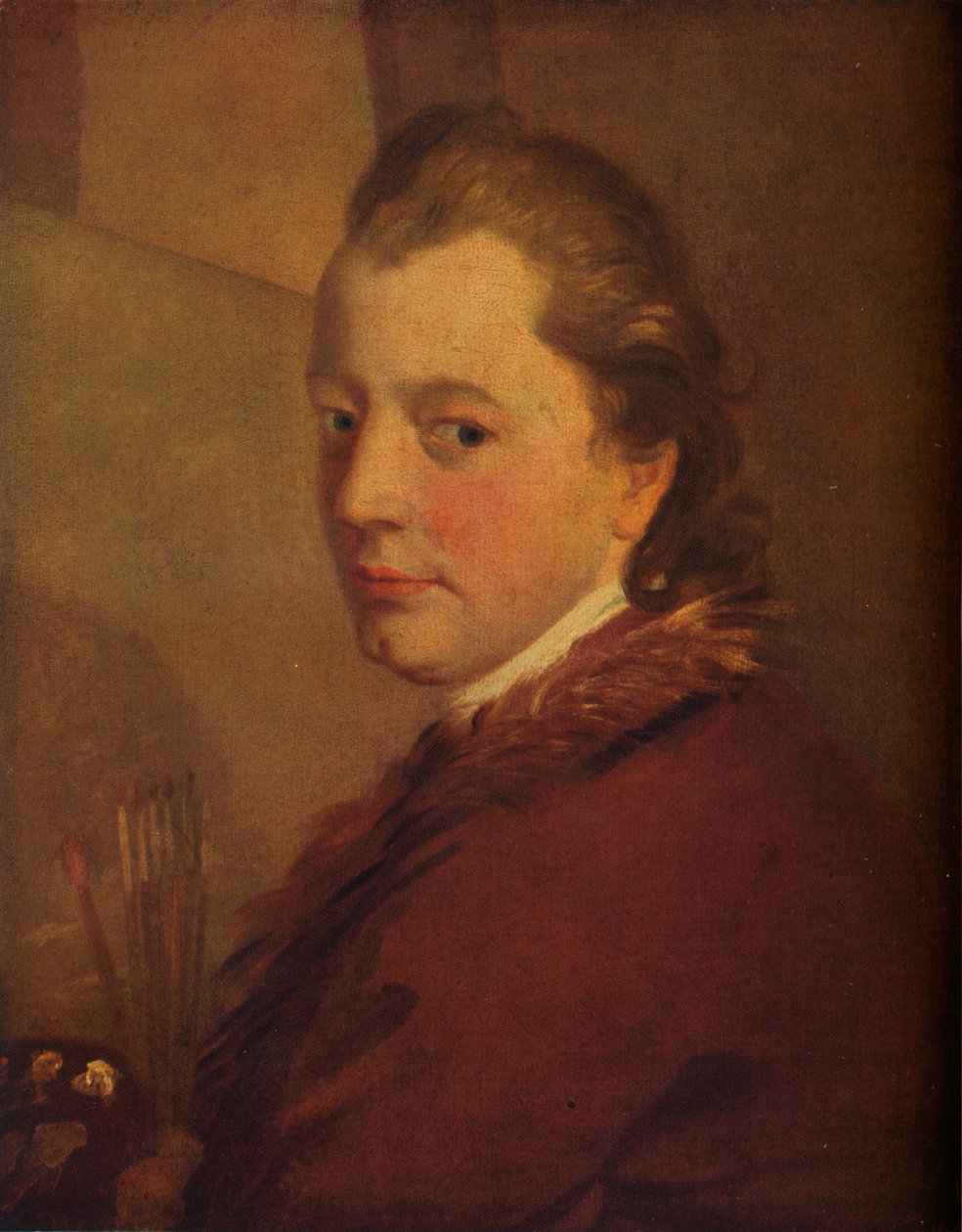 Selvportræt, c1790 af James Barry