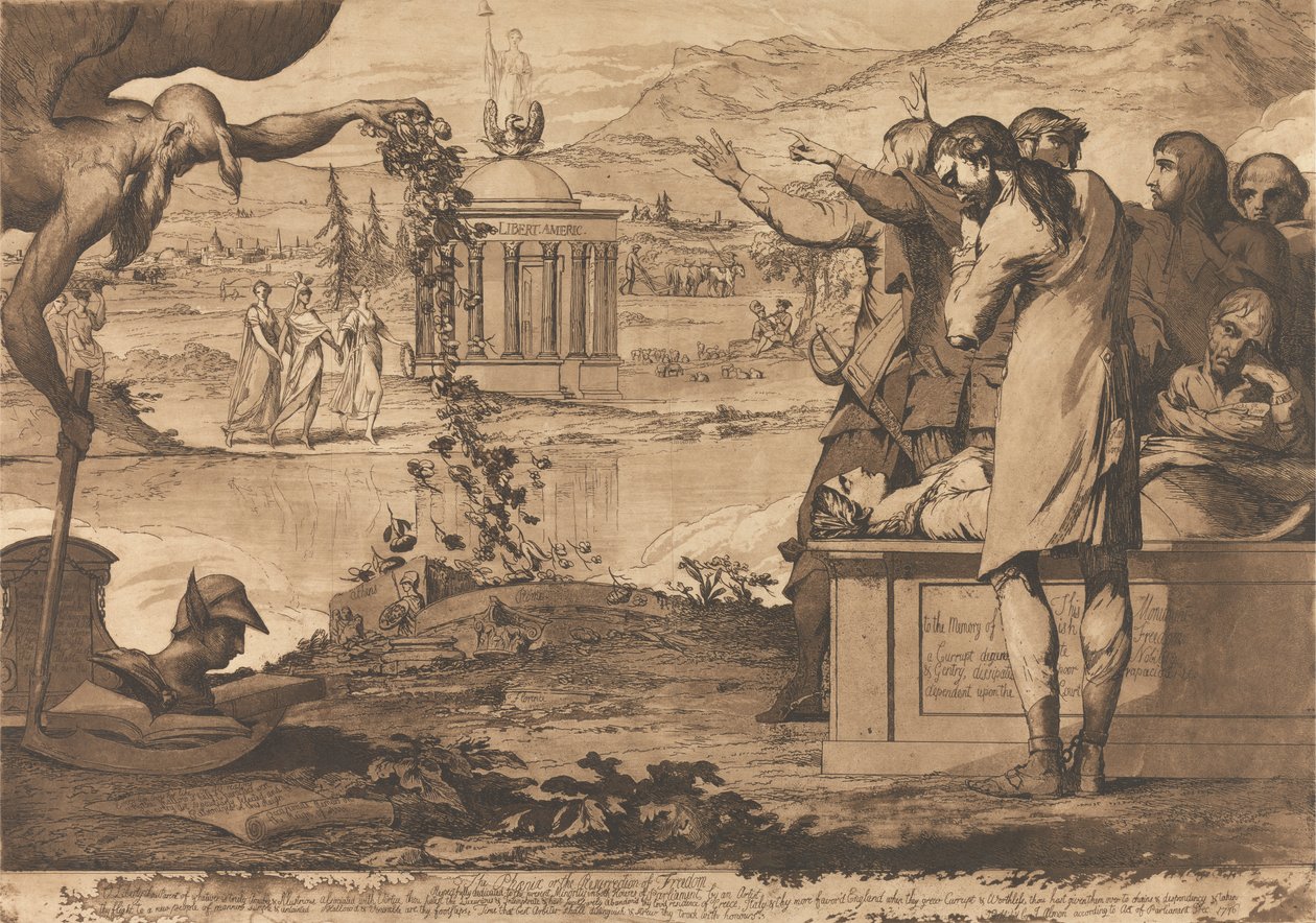 Føniks eller Frihedens Opstandelse af James Barry
