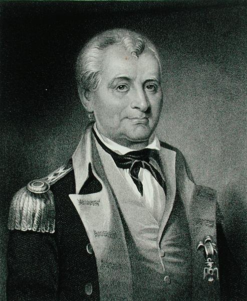 General Lachlan McIntosh (1727-1806), graveret af Henry Hoppner Meyer (1782-1847) (gravering) af James Barton (after) Longacre