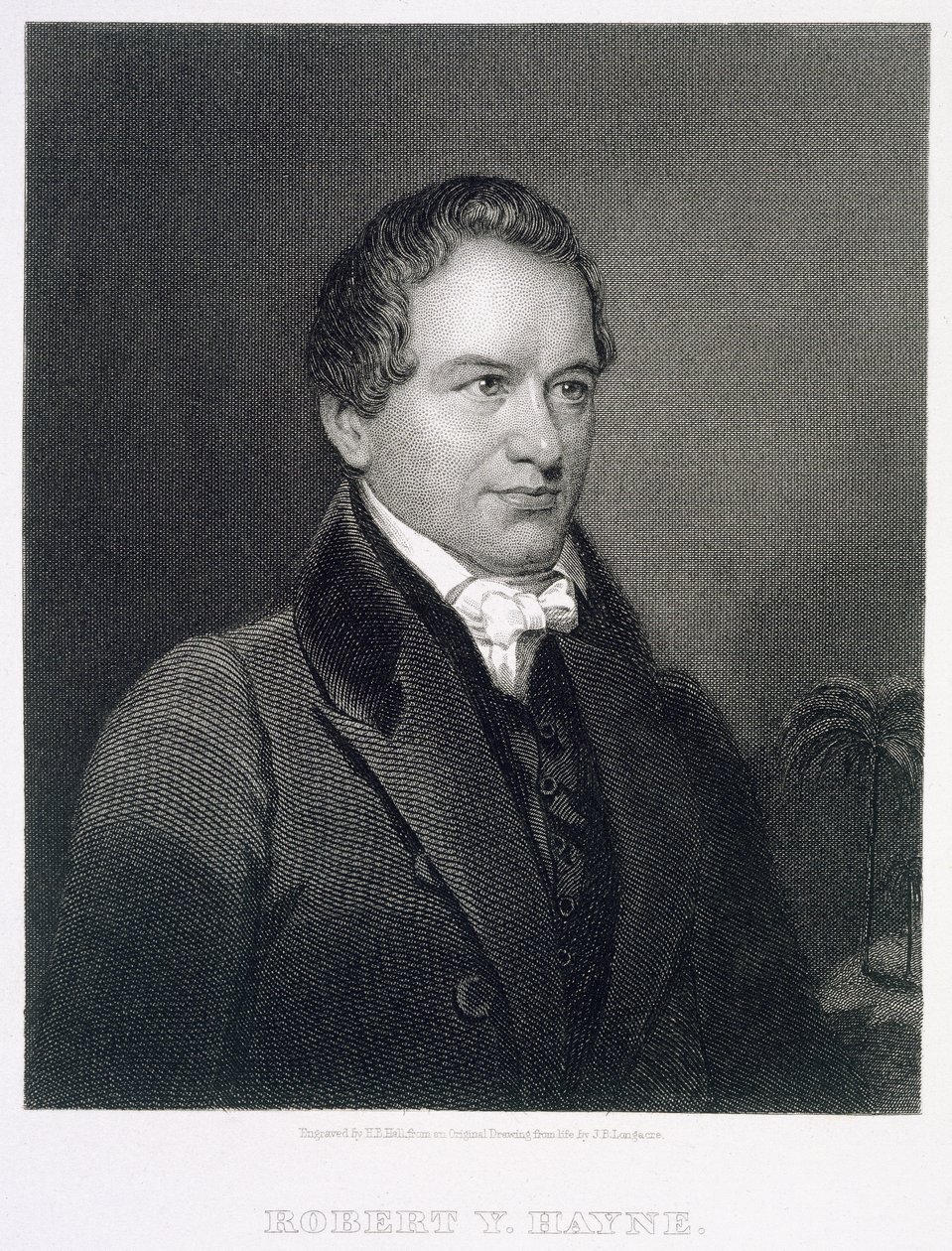 Robert Young Hayne (1791-1841) graveret af Henry Bryan Hall (1808-84) af James Barton Longacre