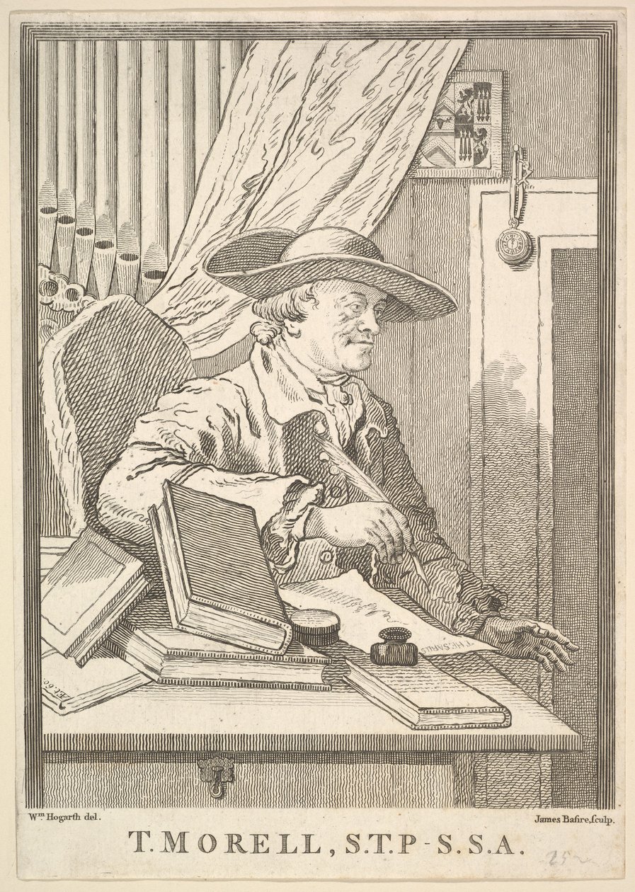 Thomas Morell, S.T.P.- S.S.A., februar 1762. af James Basire I