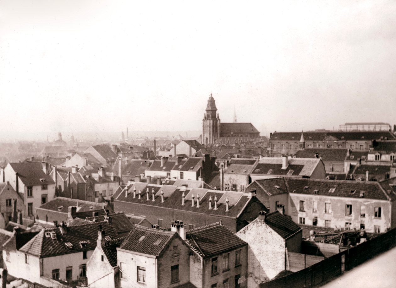 Antwerpen skyline, 1898. af James Batkin