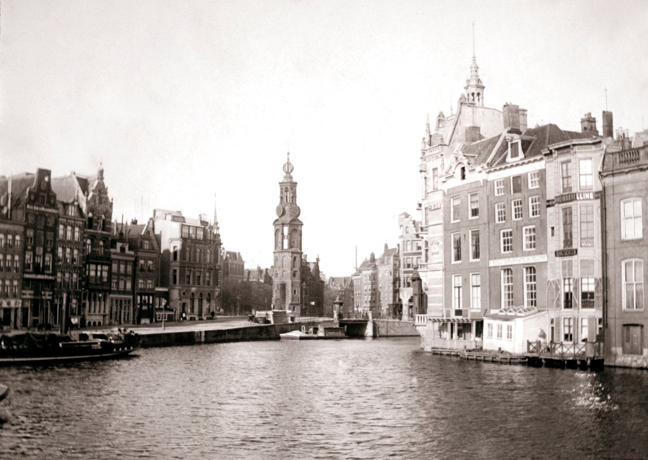 Kanal, Amsterdam, 1898. af James Batkin