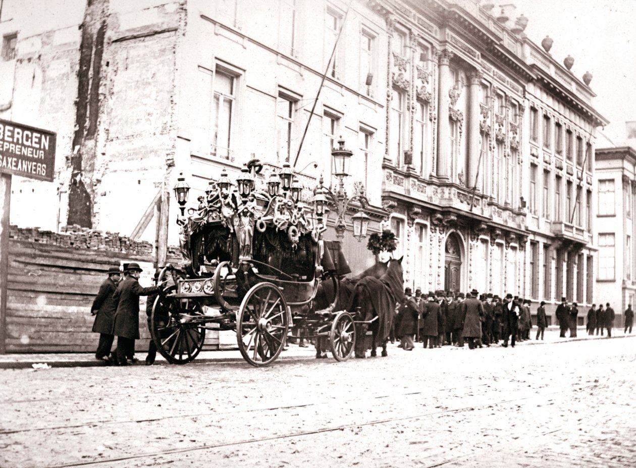 Hestetrukket ligvogn, Antwerpen, 1898 af James Batkin