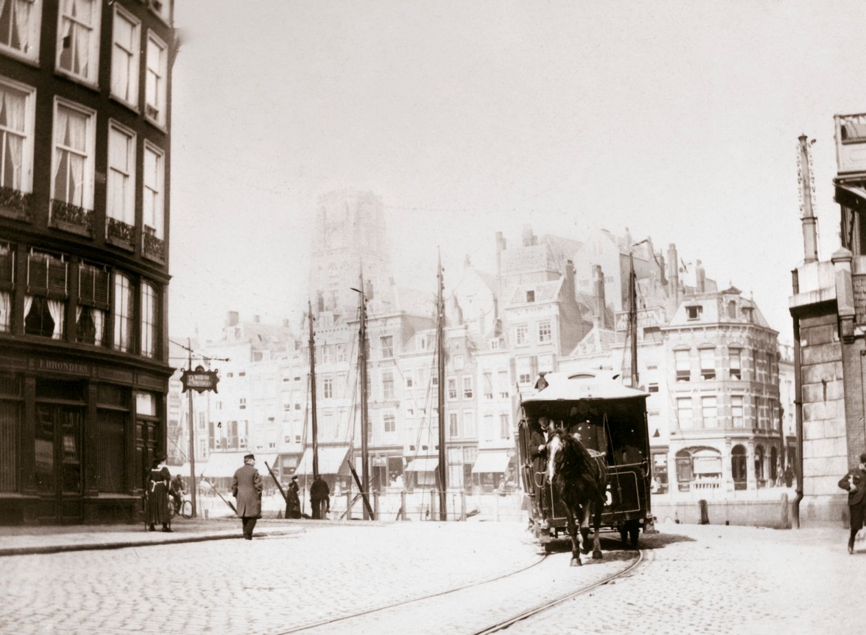Hestetrukket sporvogn, Rotterdam, 1898. af James Batkin