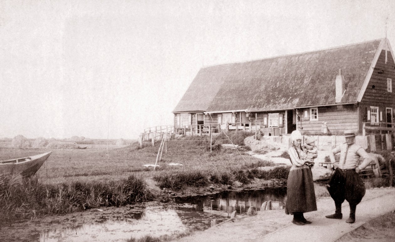 Indbyggere på Marken Island, Holland, 1898. af James Batkin
