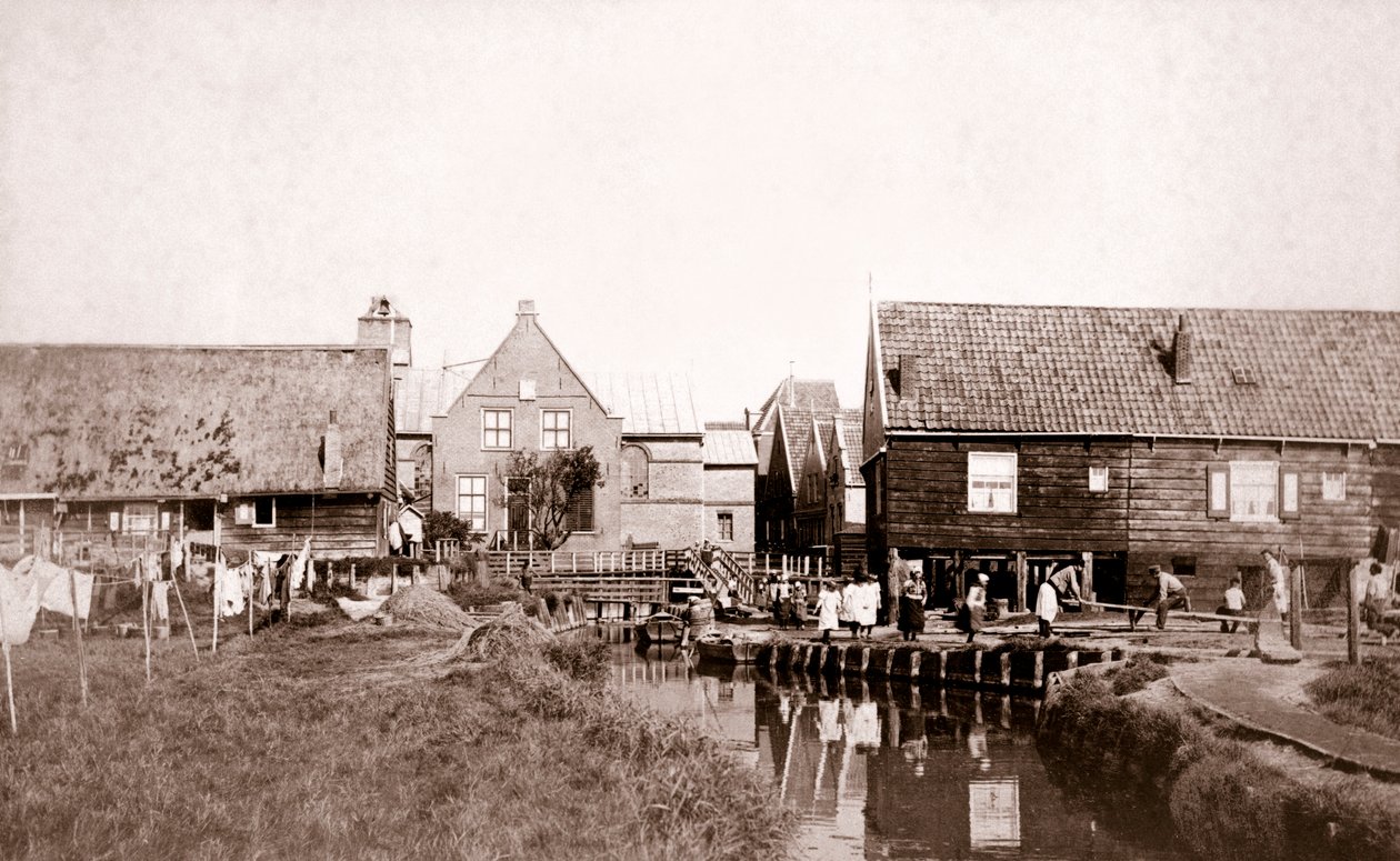 Marken Island, Holland, 1898. af James Batkin