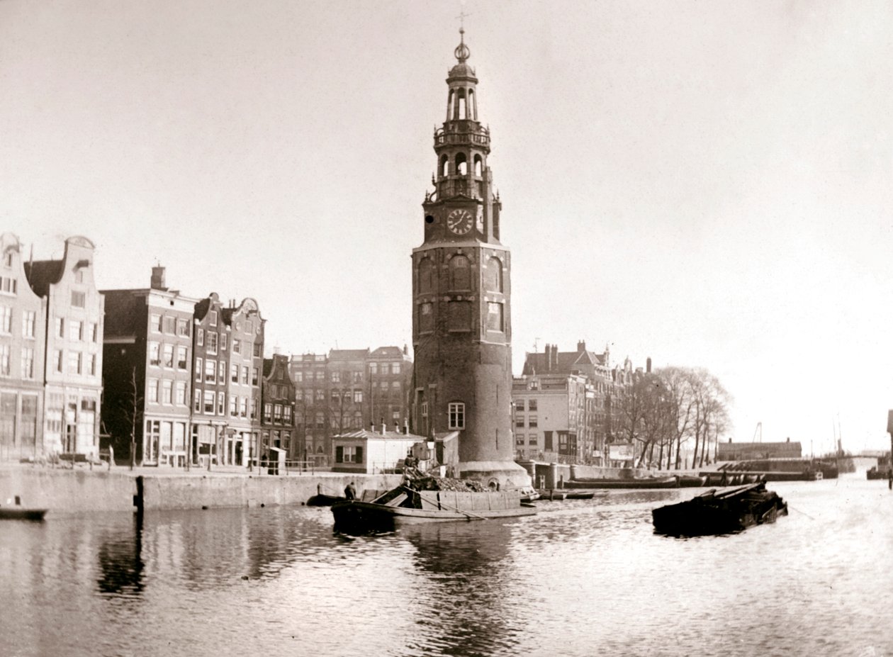 Montelbaanstoren, Amsterdam, 1898. af James Batkin