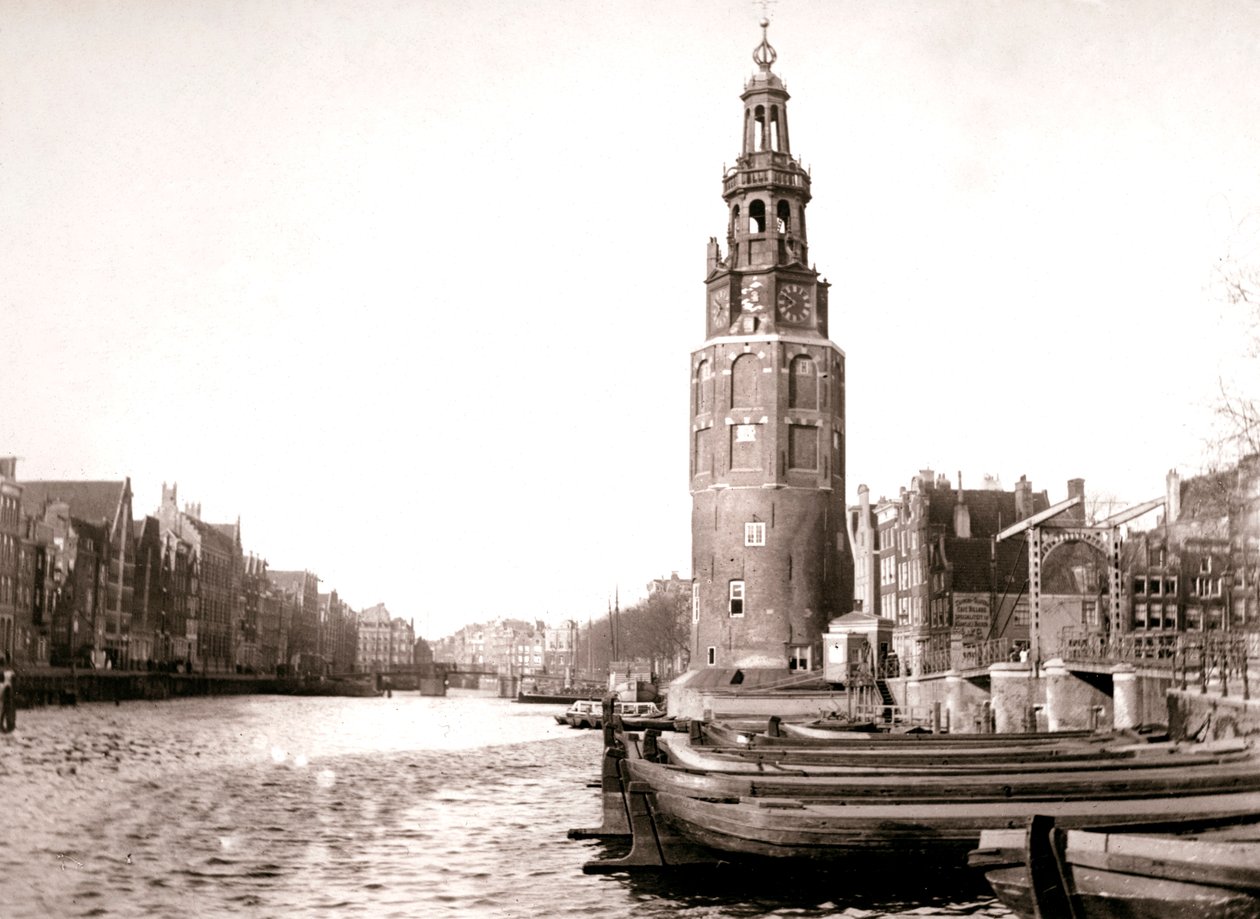 Montelbaanstoren, Amsterdam, 1898. af James Batkin