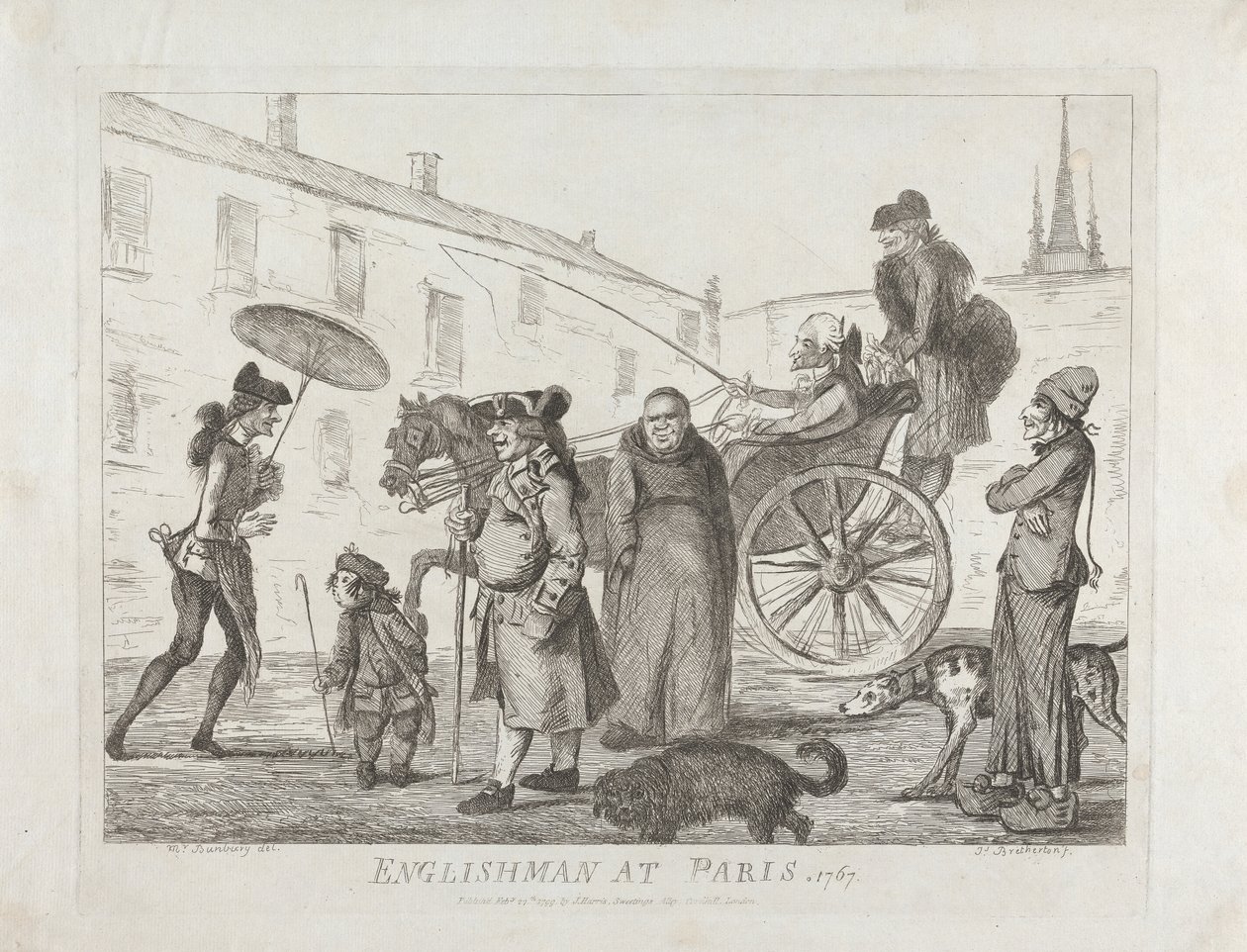 Englænder i Paris, 1767 af James Bretherton