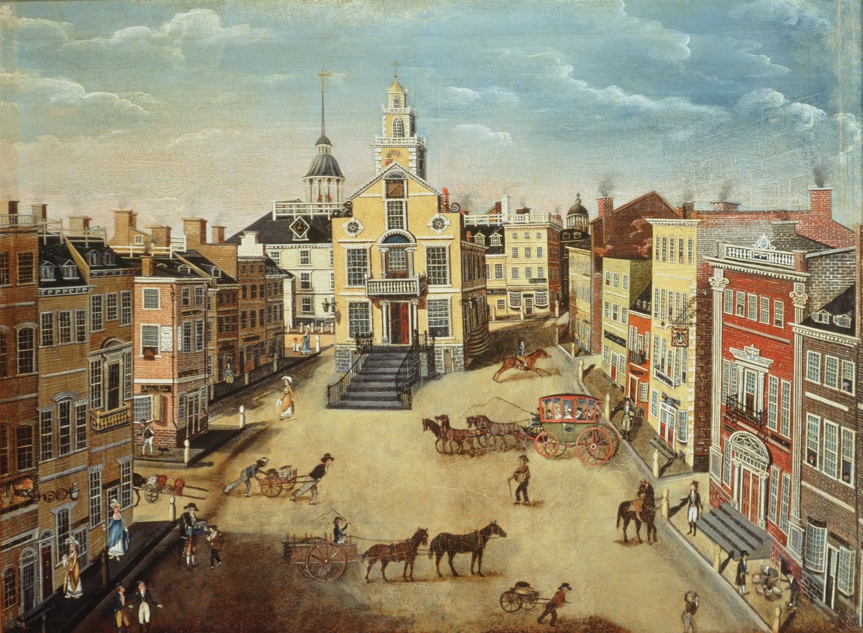 Old State House, Boston af James Brown Marston