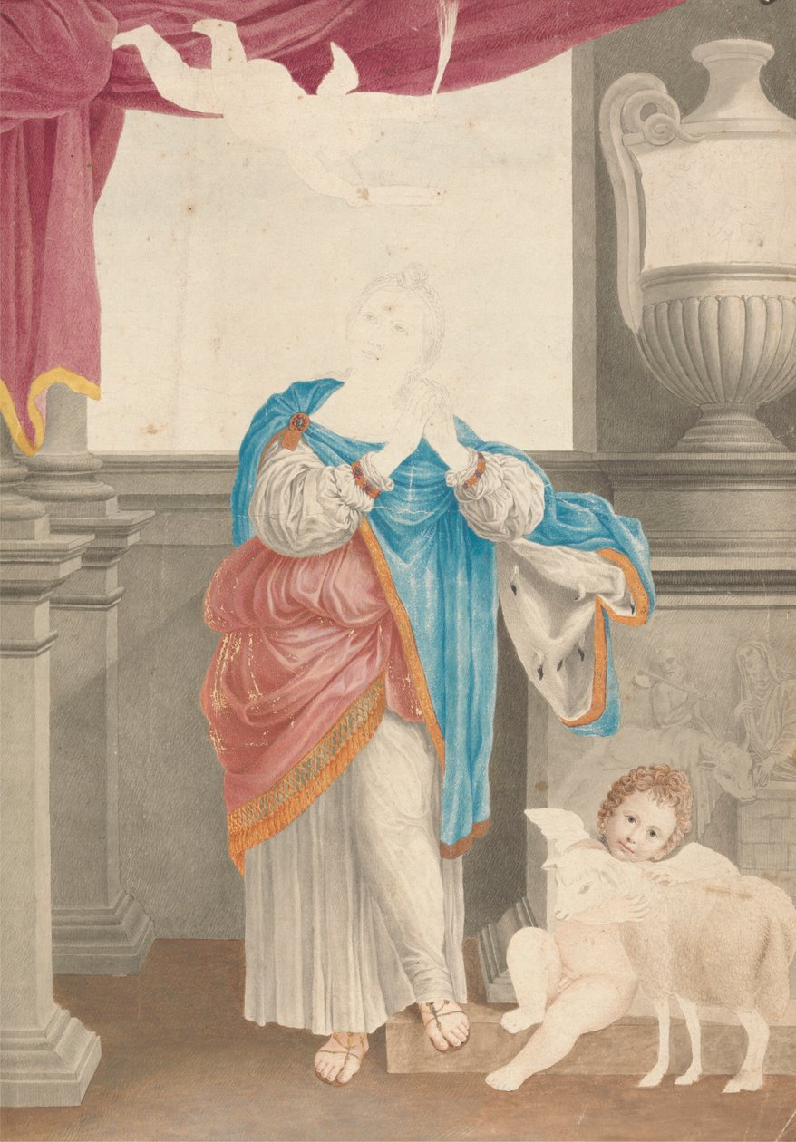 St. Agnes (efter Domenichino) af James Bruce