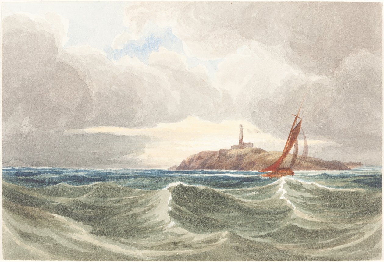 Havlandskab med fyrtårn af James Bulwer