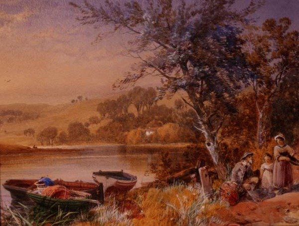 Søkanten (detalje af 56890) af James Burrell Smith