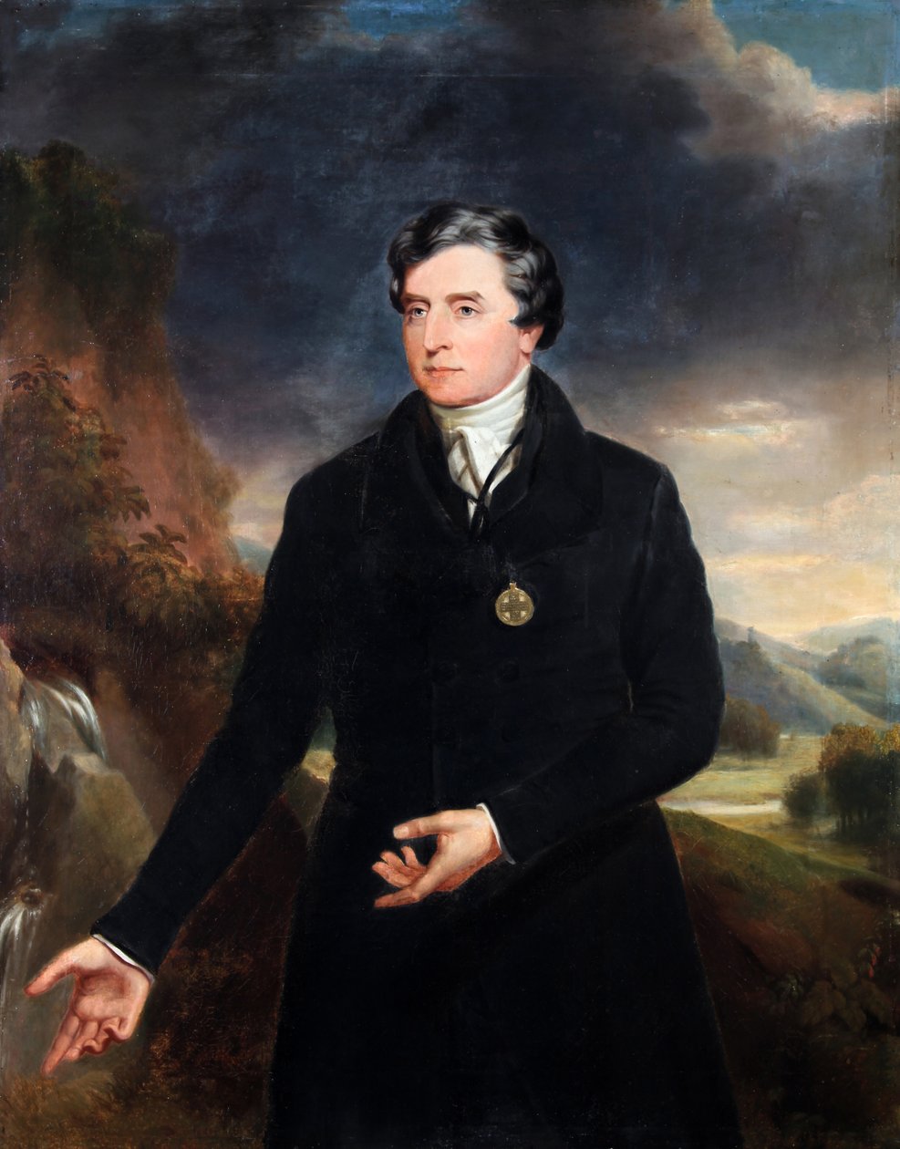 Portræt af fader Theobald Mathew, ca. 1840 af James Butler Brenan