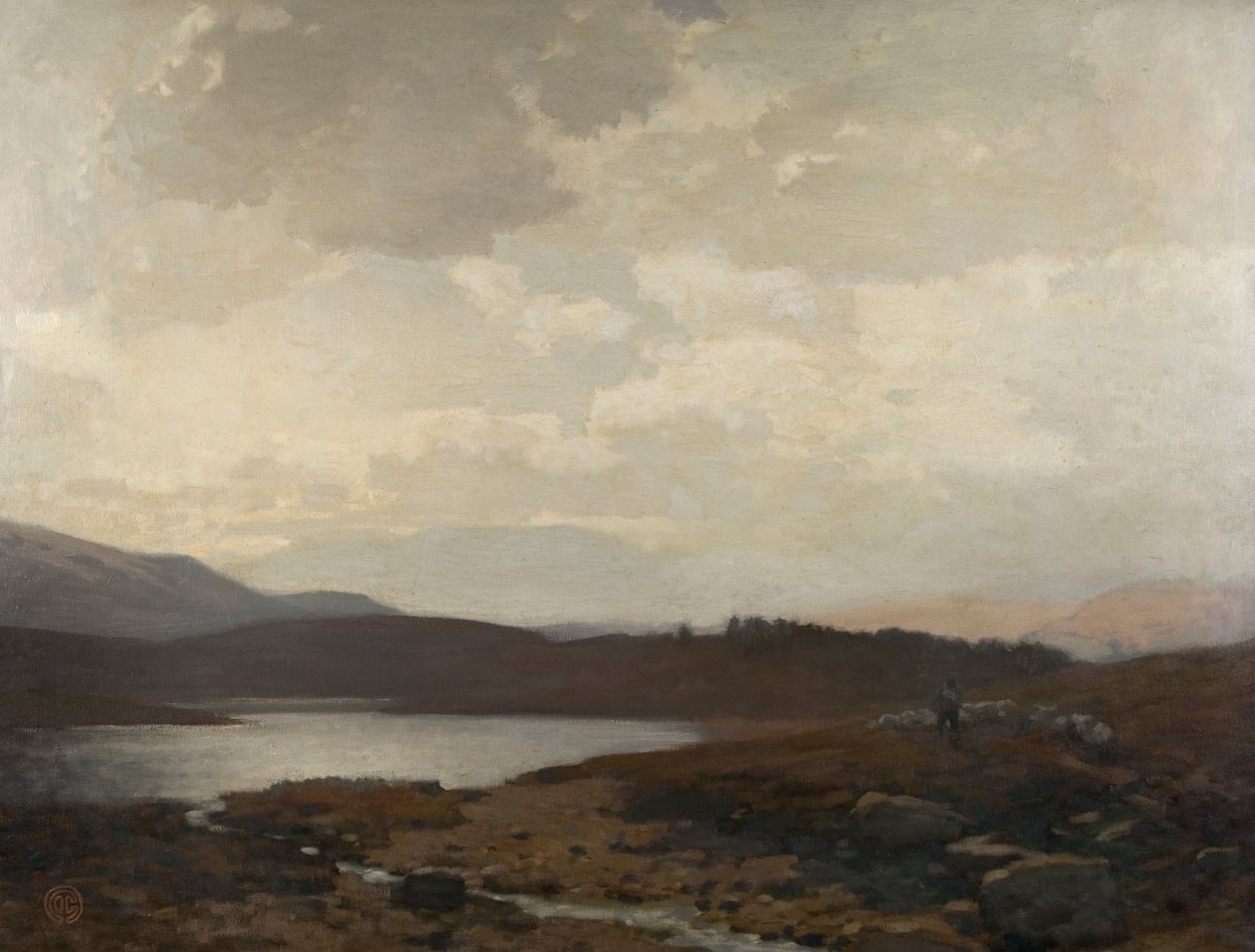 Dinnet Moor (olie på lærred) af James Cadenhead