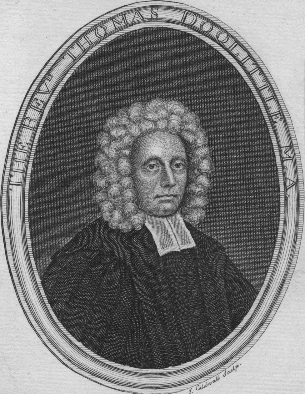 Pastor Thomas Doolittle M.A., c1775. af James Caldwall