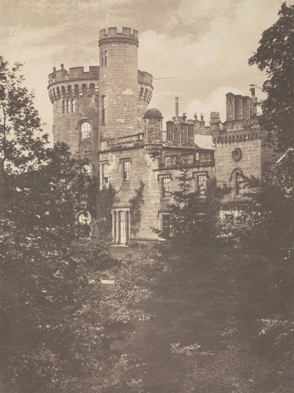 Udsigt over Tullichewan Castle, Glasgow. af James Campbell of Strachathro