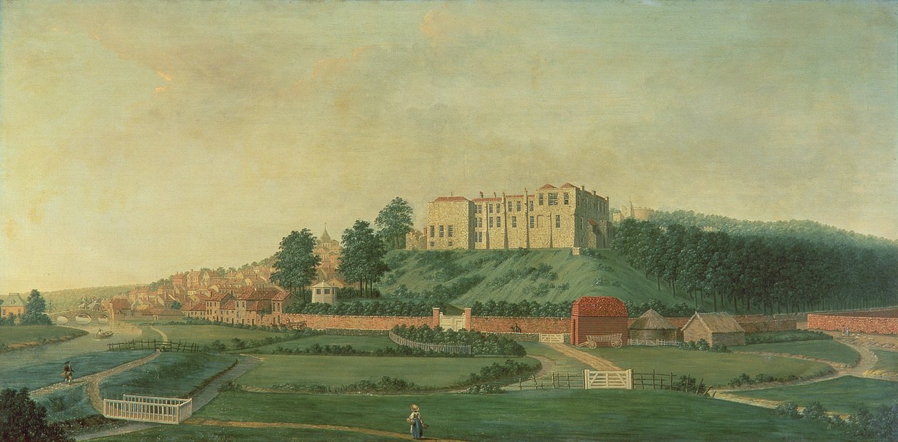 Arundel Castle fra øst, ca. 1770 af James Canter
