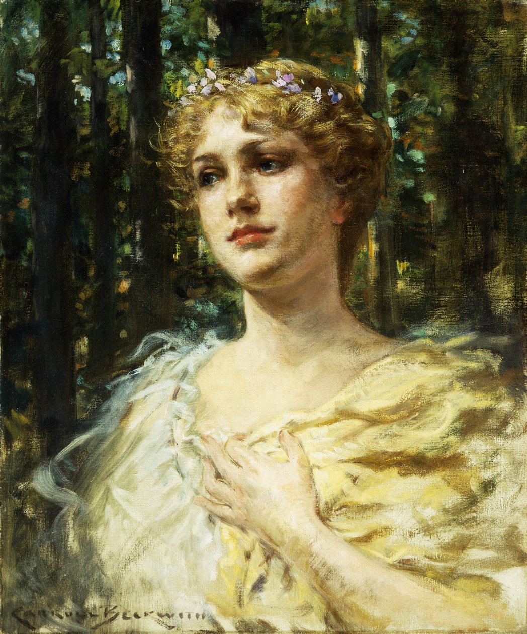Woodland Grace, af James Carroll Beckwith