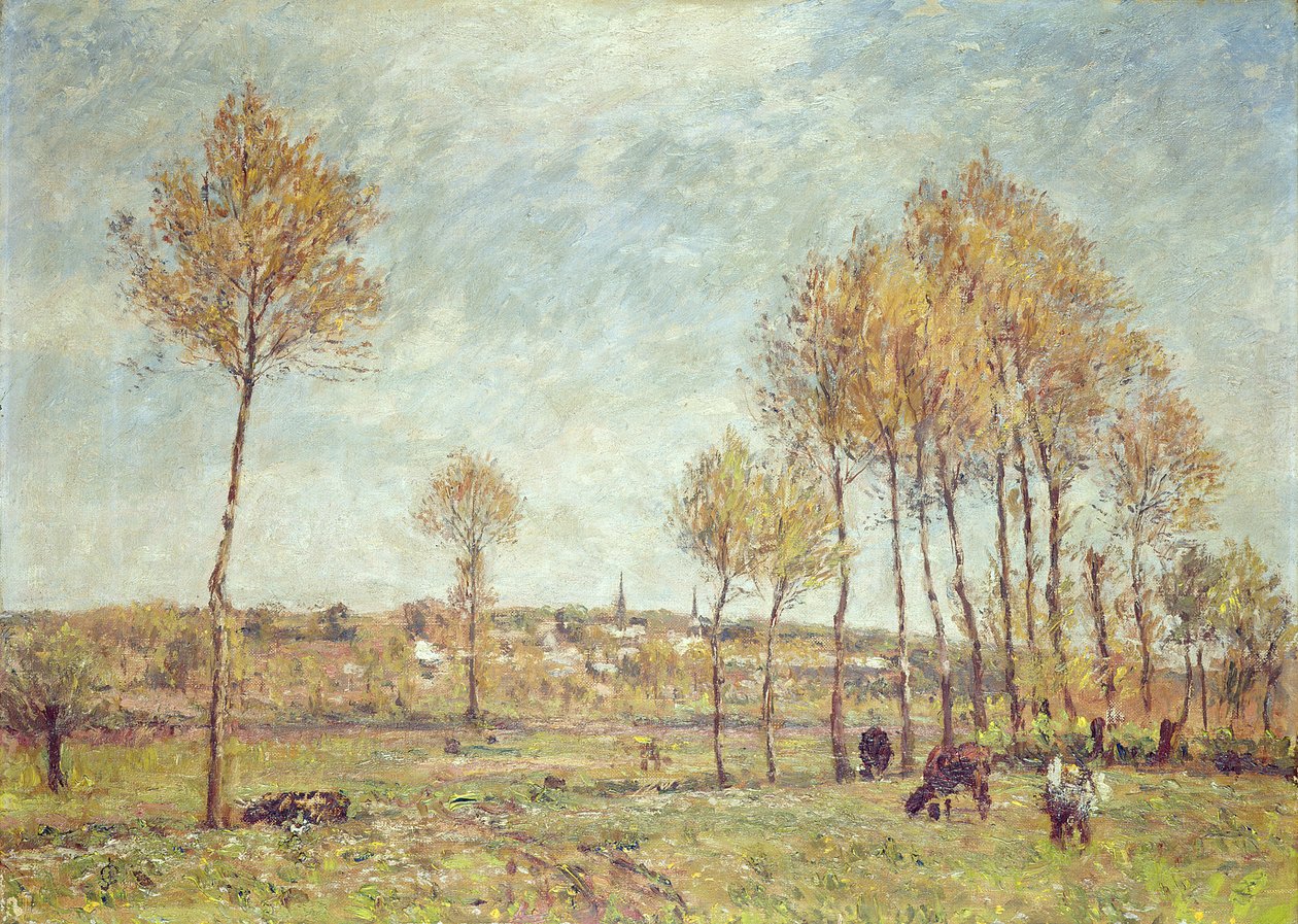 At Montreuil (olie på lærred) af James Charles