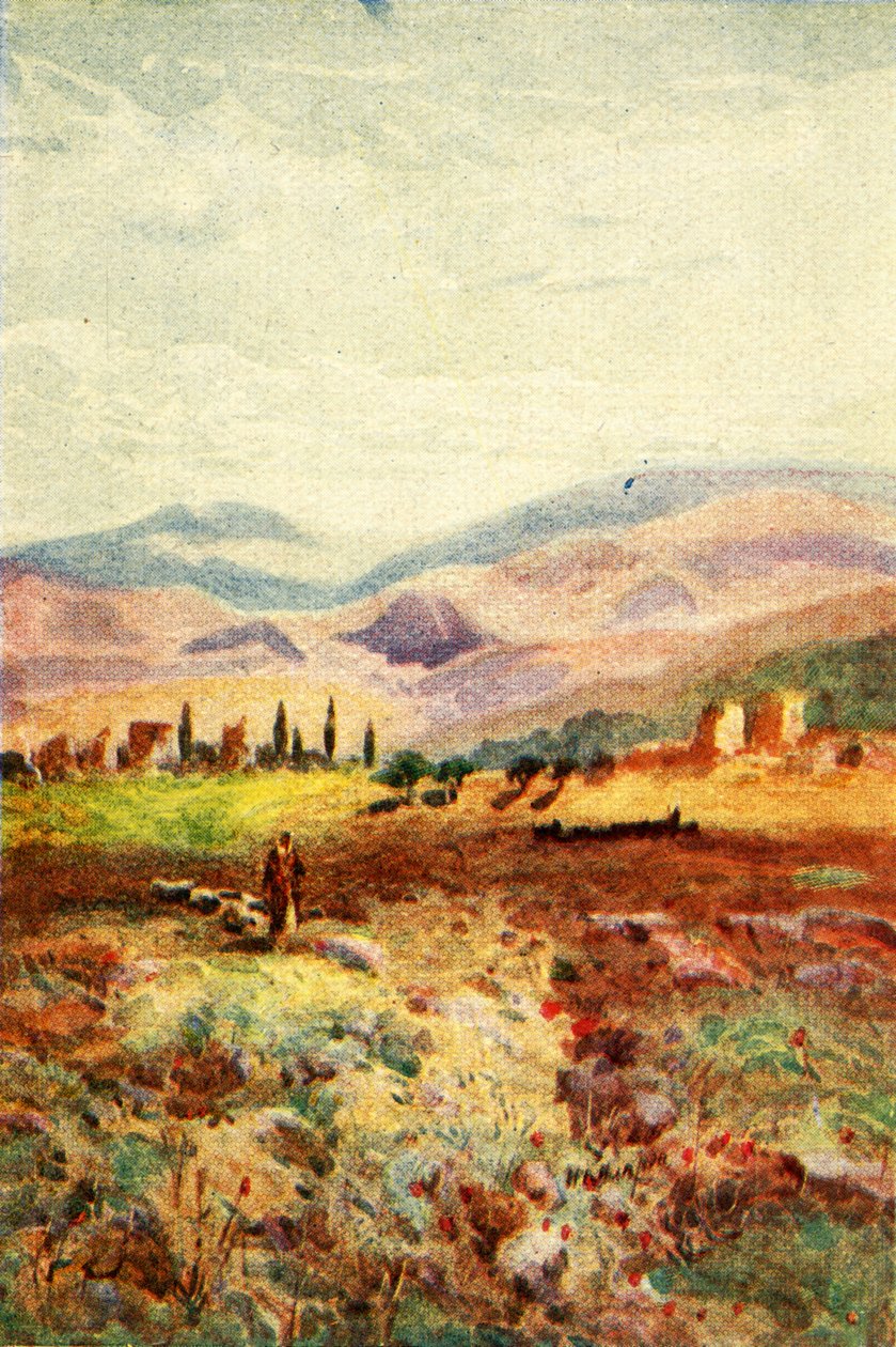 Ruiner af Sardes - Åbenbaringer. iii. 1., c1924. Skaber: James Clark, Henry A Harper. af James Clark and Henry A Harper