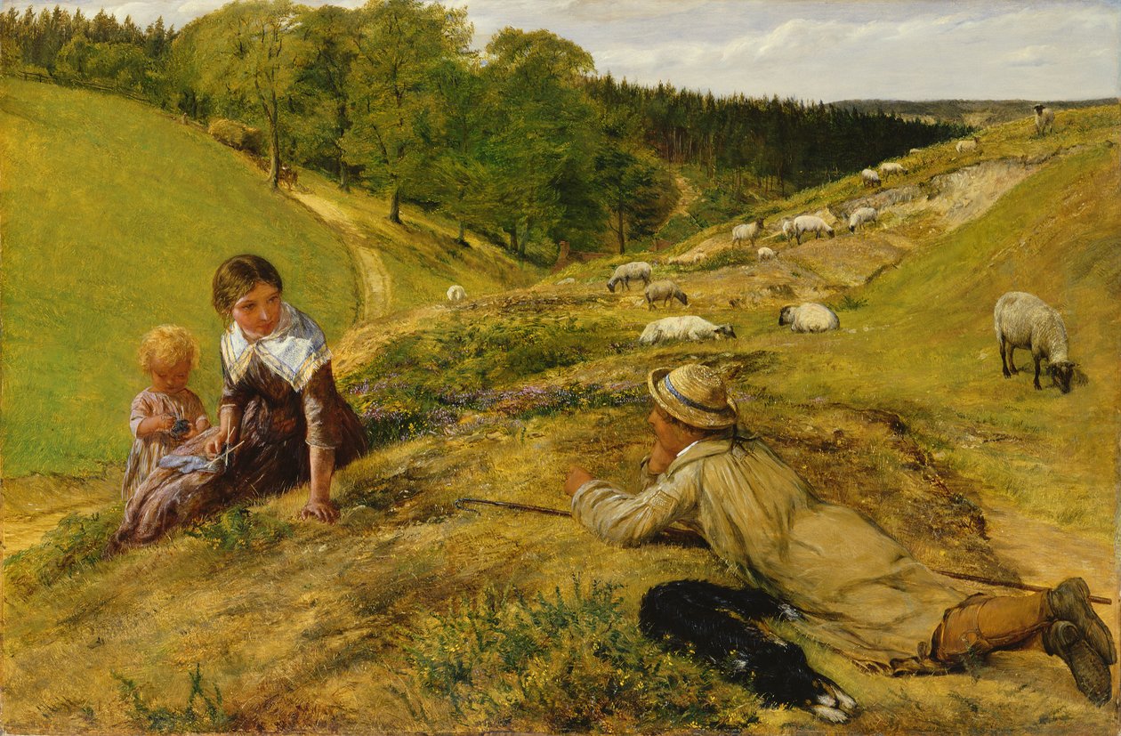 Colin, du kender den sydlige hyrde-boye (Hobbinols klage til Thenot) af James Clarke Hook