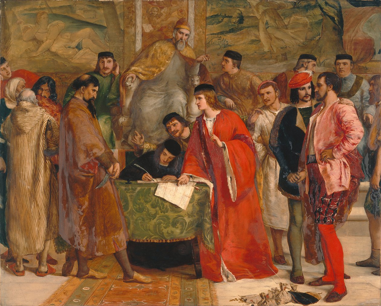 Shylocks nederlag af James Clarke Hook