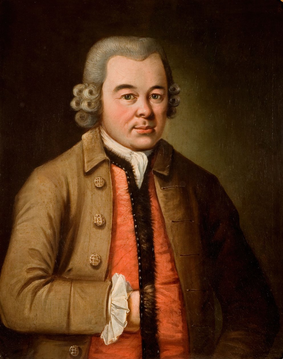 Portræt af Christopher Fuller d.1786, 1750-1780. af James Coleman