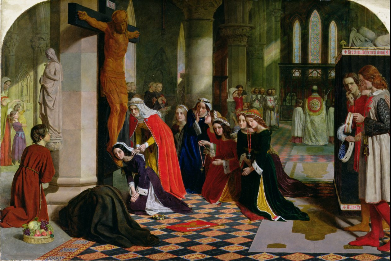 The Renunciation of Queen Elizabeth of Ungarn, 1850 (se også 102306) af James Collinson