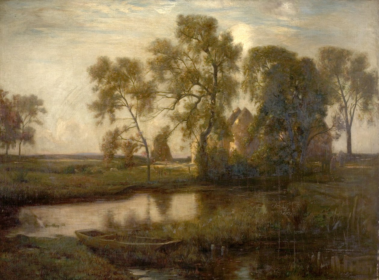 En Marshland Farm af James Coutts Michie