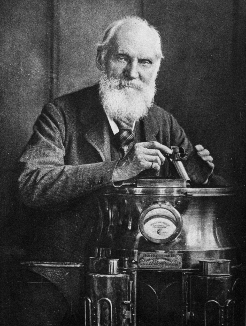 Lord Kelvin, skotsk matematiker og fysiker, med sit kompas, 1902 af James Craig Annan