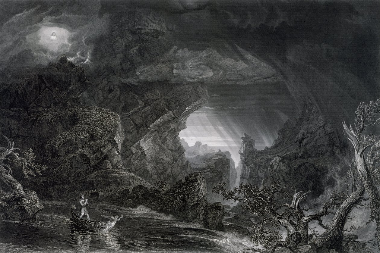 Livets rejse: Manddom, ca. 1855 af James David Smillie