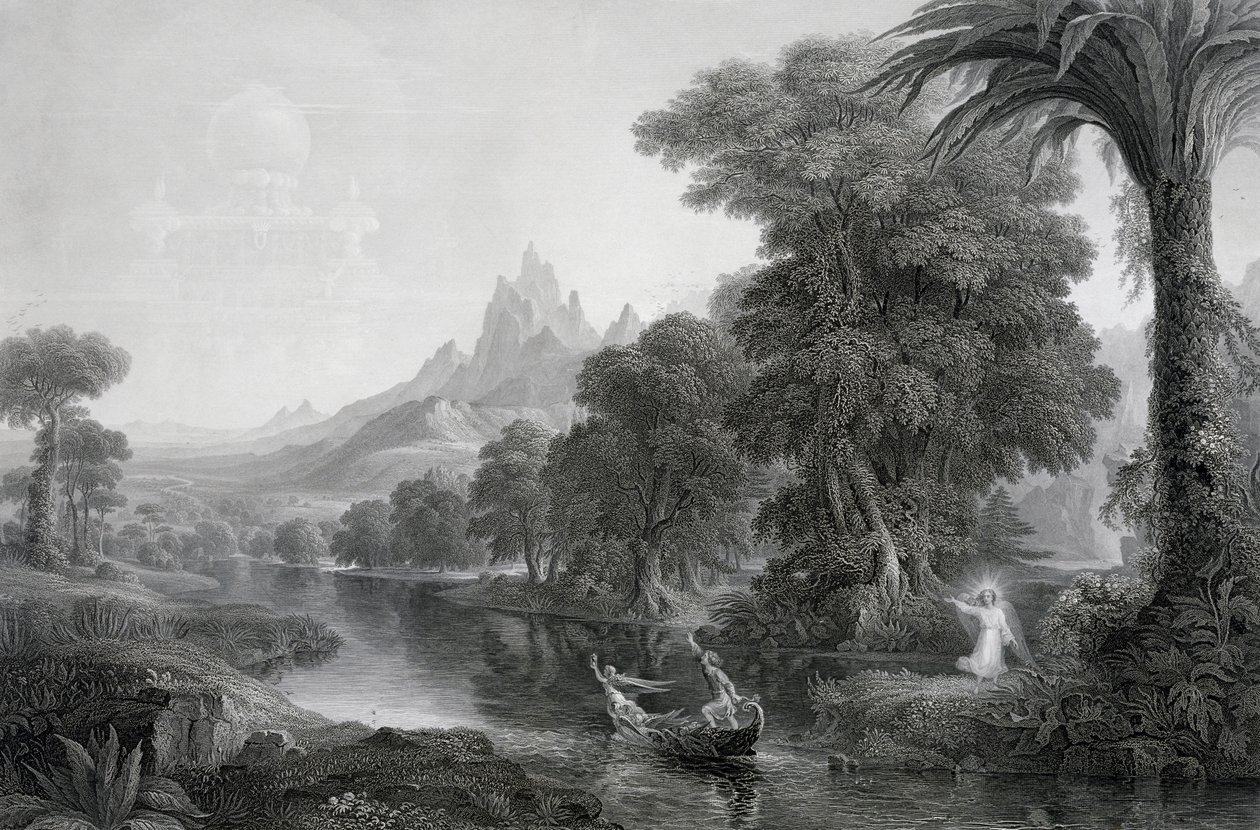 Livets rejse: Ungdom, ca. 1855 af James David Smillie