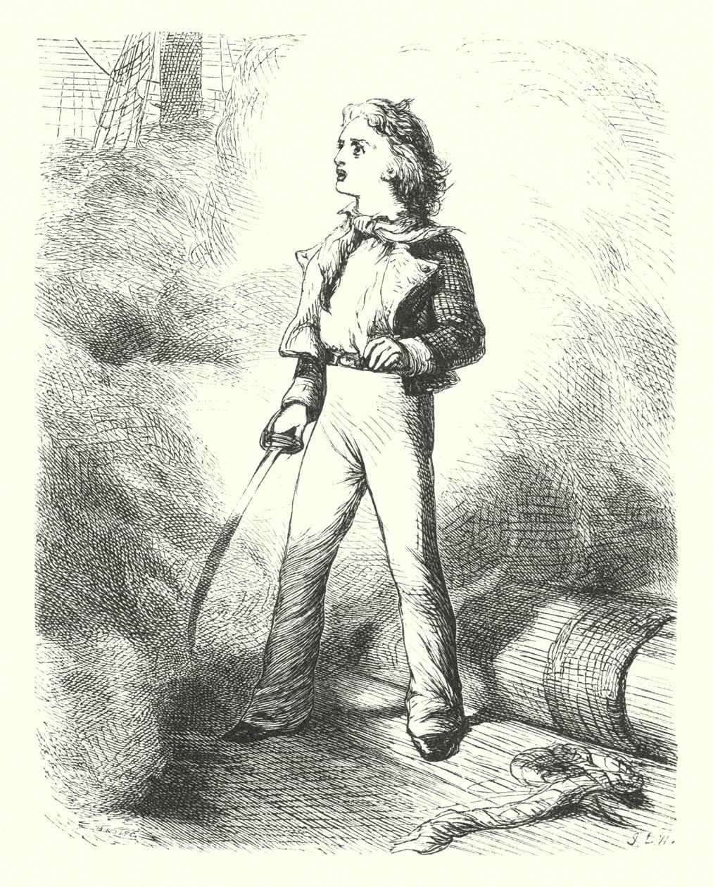 Casabianca (gravering) af James Dawson Watson
