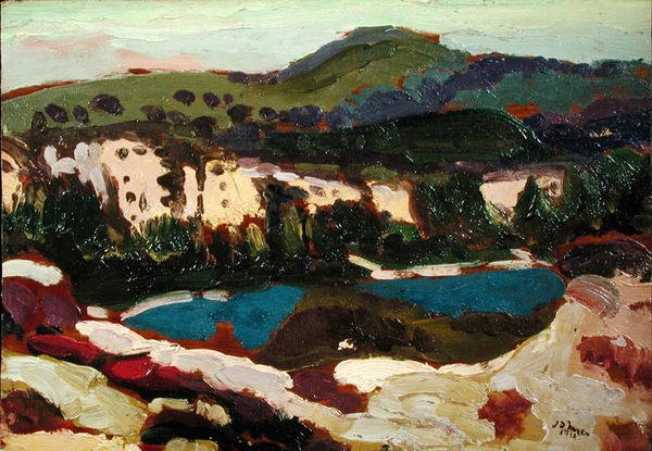 Den blå pool, Dorset af James Dickson Innes