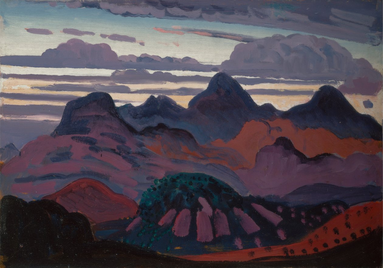 The Moelwyns fra Llan Ffestiniog af James Dickson Innes