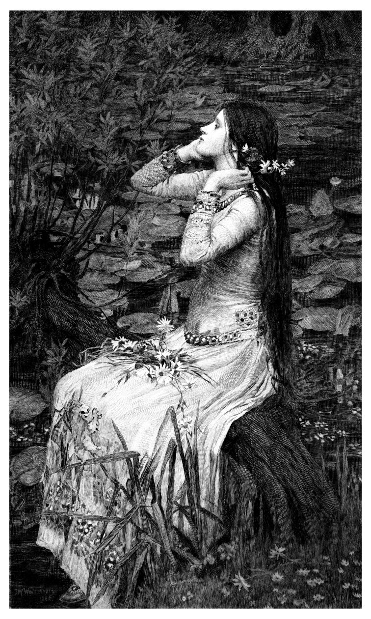 Ophelia, 1895. af James Dobie