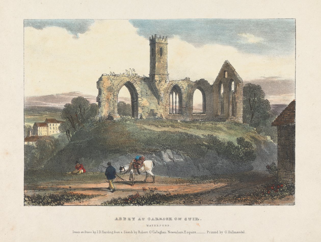 Kloster ved Carrick on Suir af James Duffield Harding