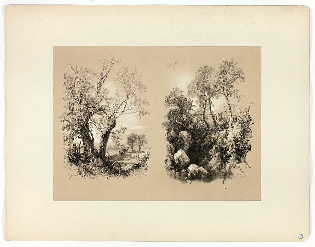 South Brent, fra Picturesque Selections af James Duffield Harding