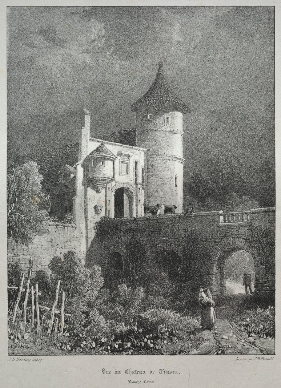 Maleriske og romantiske rejser i det gamle Frankrig. Franche-Comte..., 1825. af James Duffield Harding