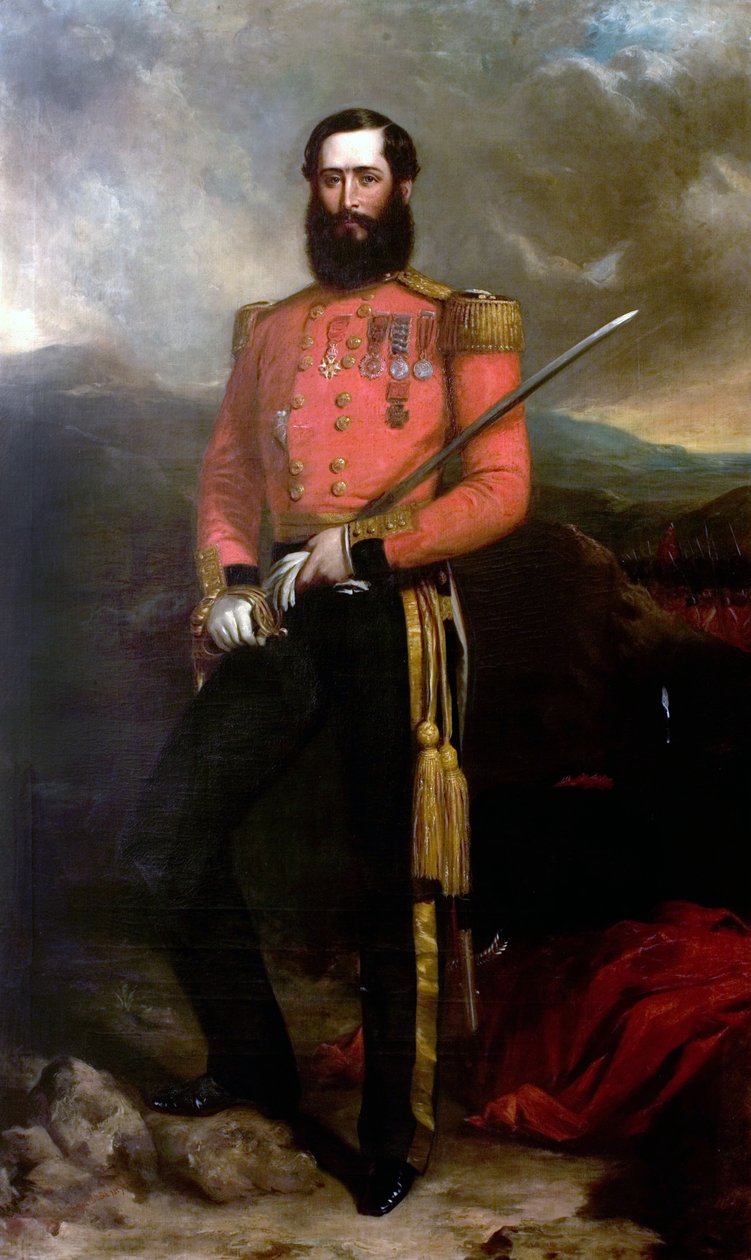 Oberst Gerard Littlehales Goodlake, Coldstream Guards, 1857 af James Edgell Collins