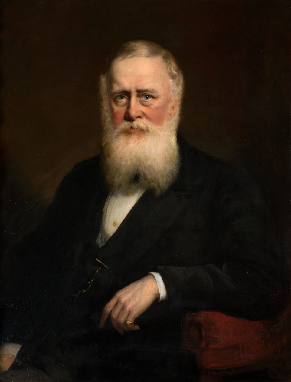 Portræt af Thomas Phillips, 1871. af James Edgell Collins