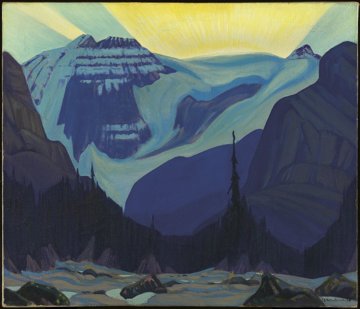 Tidlig morgen, Rocky Mountains, 1926 af James Edward Hervey Macdonald