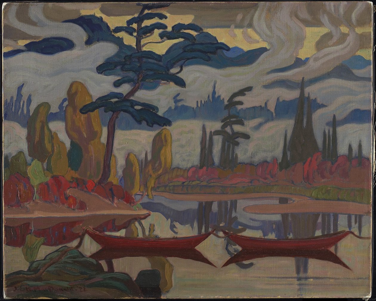 Mist Fantasy, Northland, 1922 af James Edward Hervey Macdonald