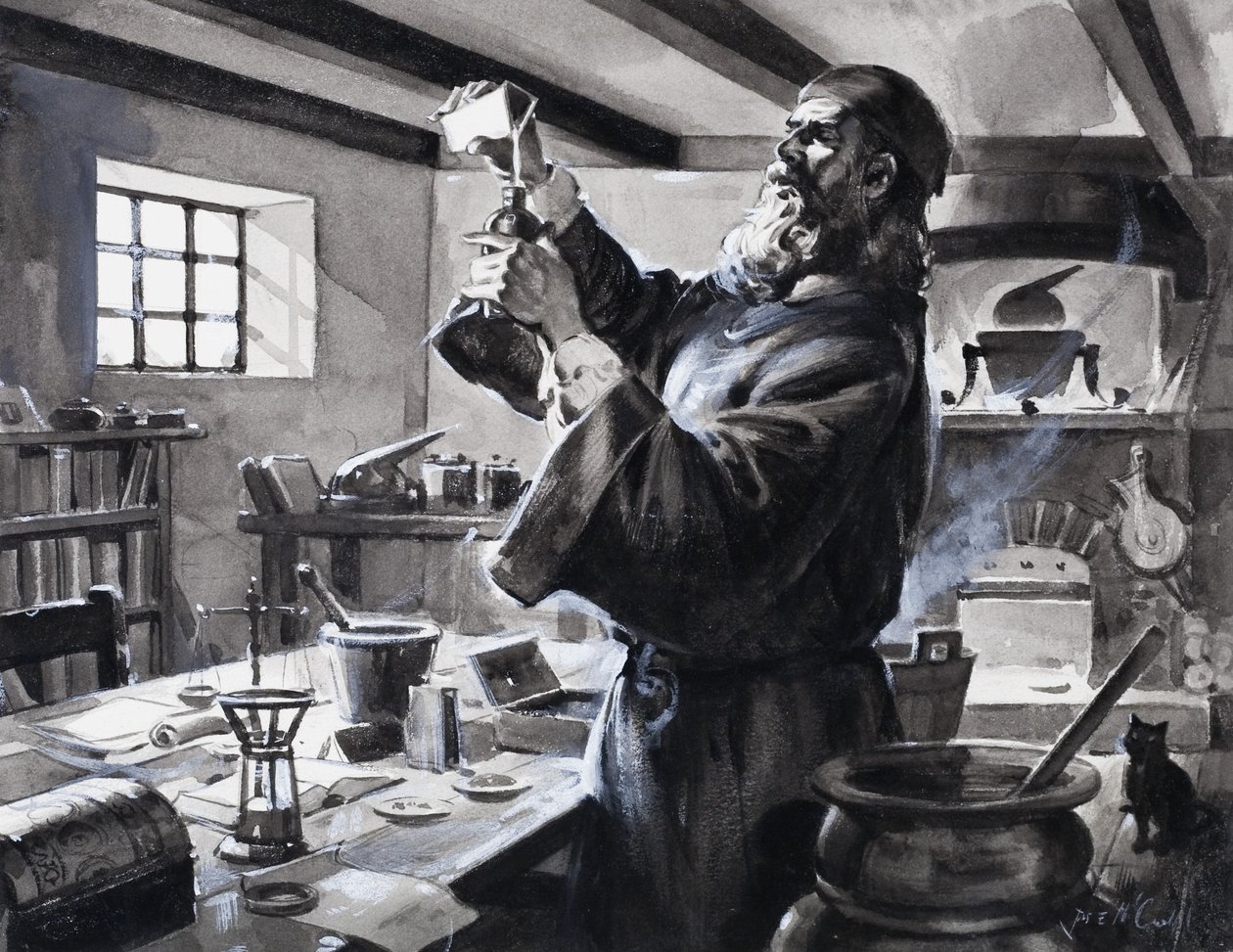 Roger Bacon, opfinderen af krudtet af James Edwin McConnell